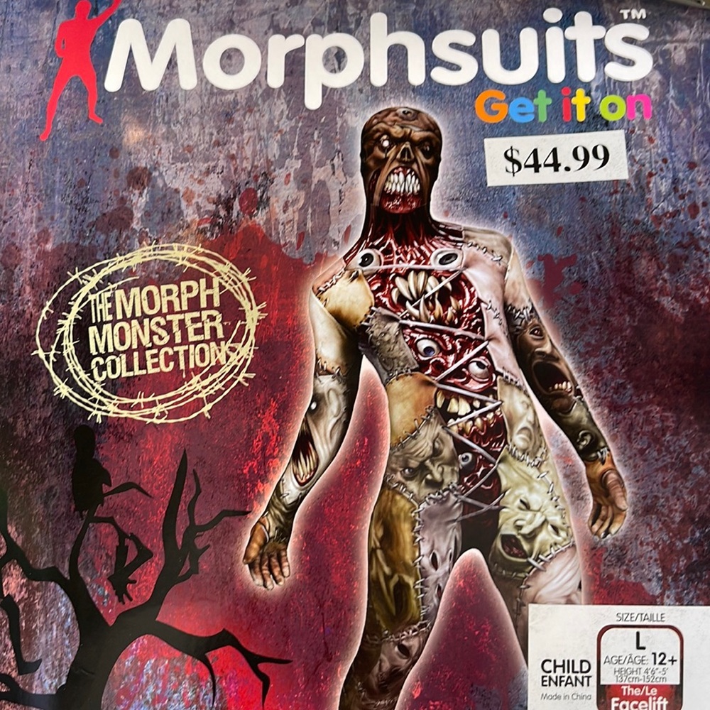 The Facelift Kids Morph Costume! New!